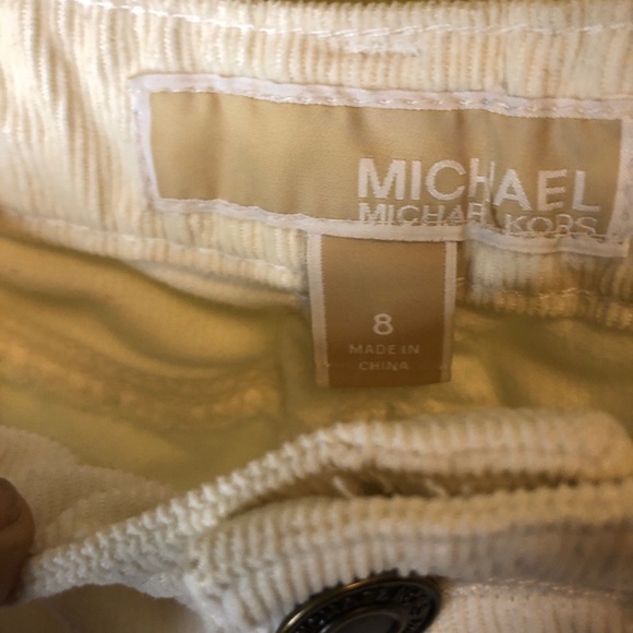 Michael Kors fine wale corduroy. Size 8. Callout - Picture 4 of 8